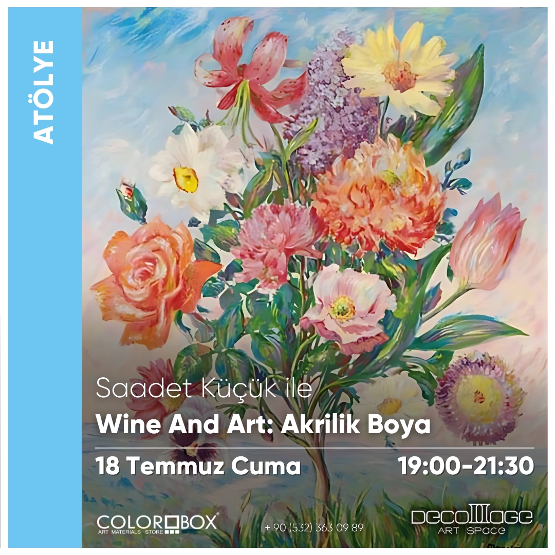 Wine And Art: Akrilik Boya resmi